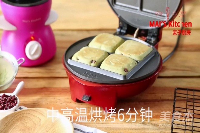 清新快手 | 抹茶蜜豆夹心蛋糕