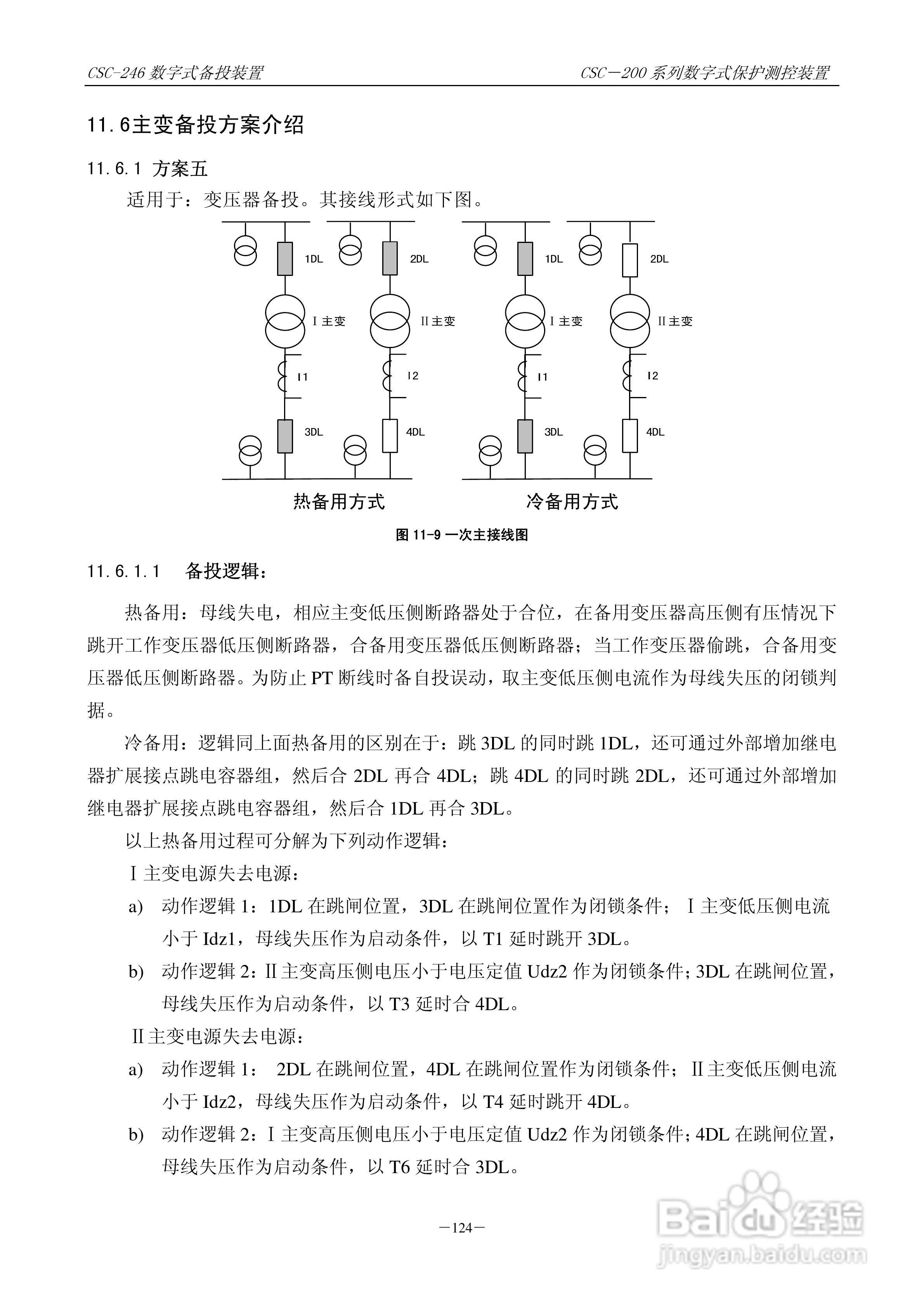 四方CSC-246数字式备用电源自动投入装置说明书:[14]
