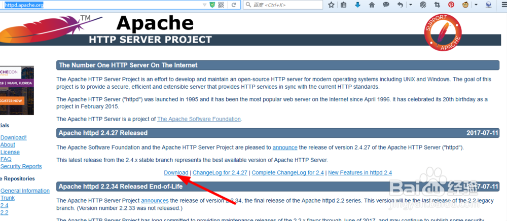 apache2.4+PHP7配置教程