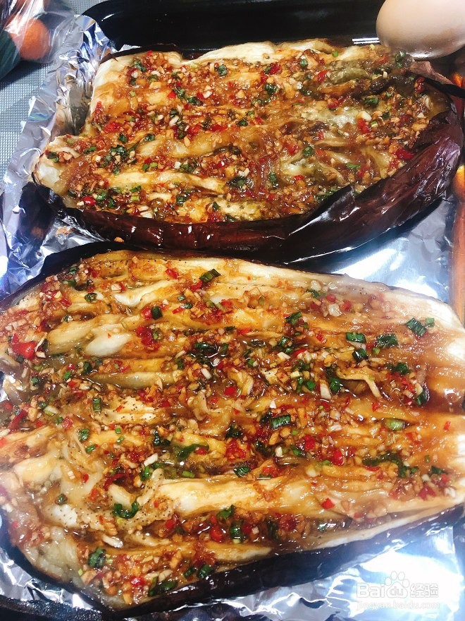 超级下饭的烤茄子的做法
