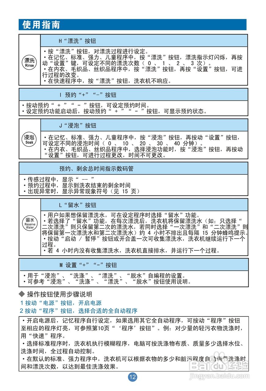 海尔洗衣机XQSB60-828型使用说明书:[2]