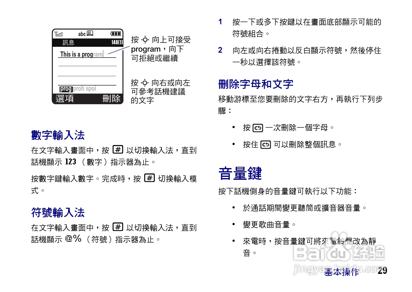 摩托罗拉ZN200手机使用说明书:[3]