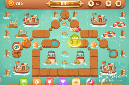 保卫萝卜3码头爬梯第15关过关攻略