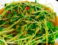 蒜蓉豌豆苗的做法