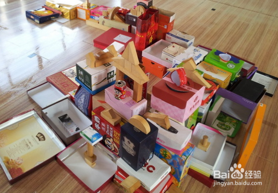 纸盒手工制作房子