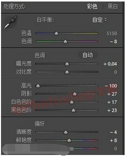 Photoshop调出外景人像落日余晖唯美效果
