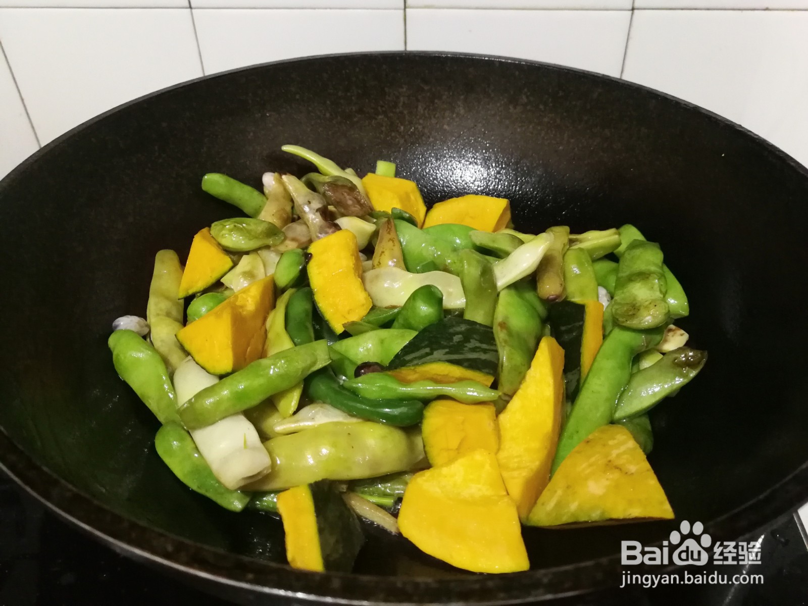 豆角炖窝瓜的做法