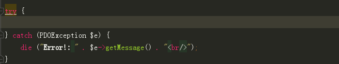 php使用pdo连接mysql