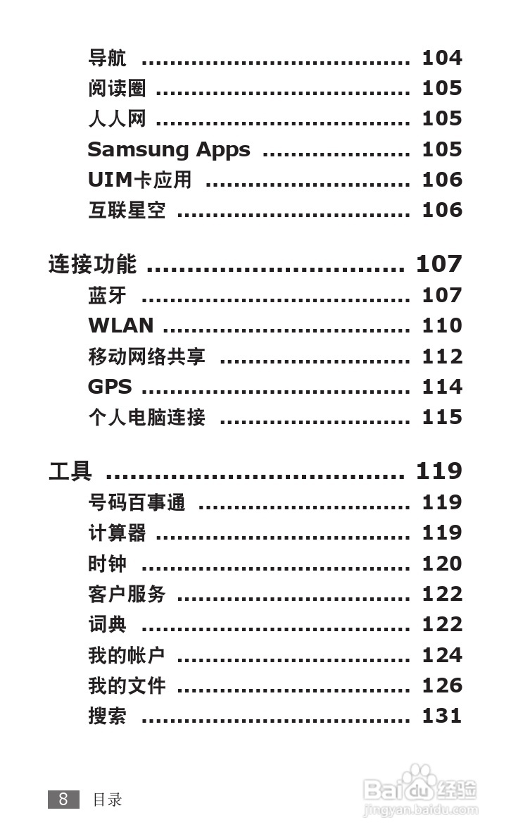 三星SCH-W689手机使用说明书:[1]