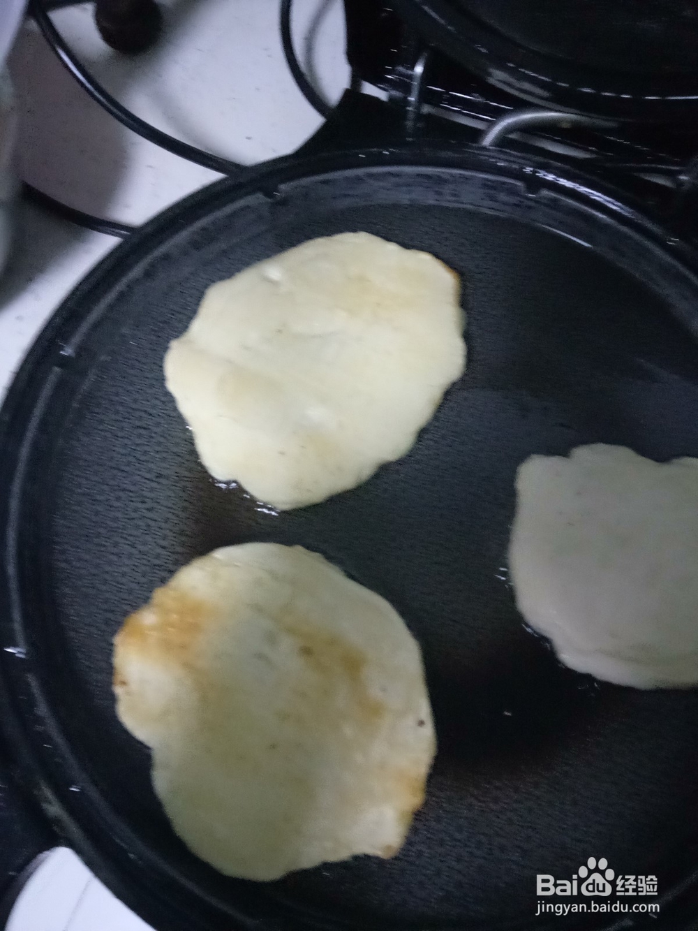 烙饼贴鸡蛋火腿