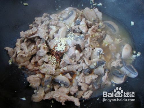 肉炒蘑菇怎么做
