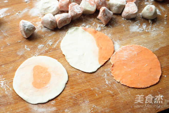 胡萝卜虾饺的做法