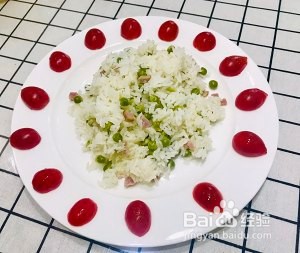 食补佳品腊肉豌豆饭的做法