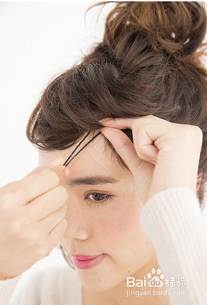 新款韩式盘发教程