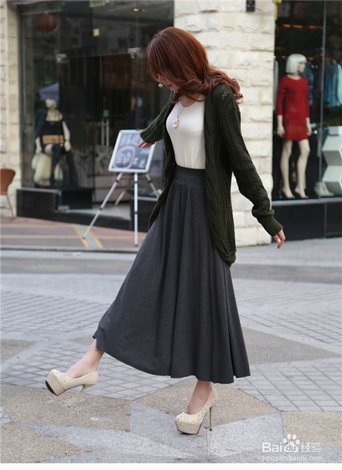 学会这8个搭配，胖女孩也能穿出美美的裙子！