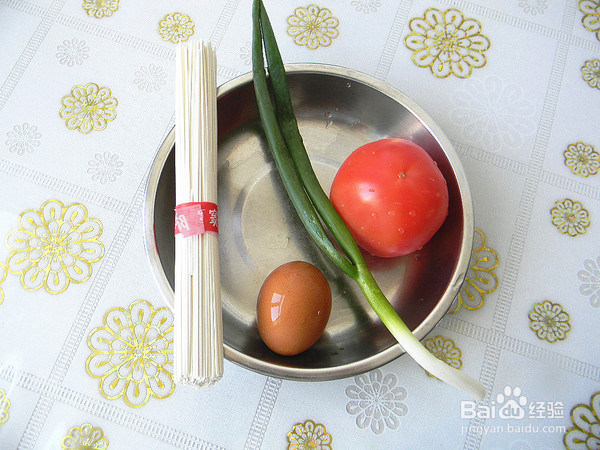 鸡蛋柿子面的制作方法