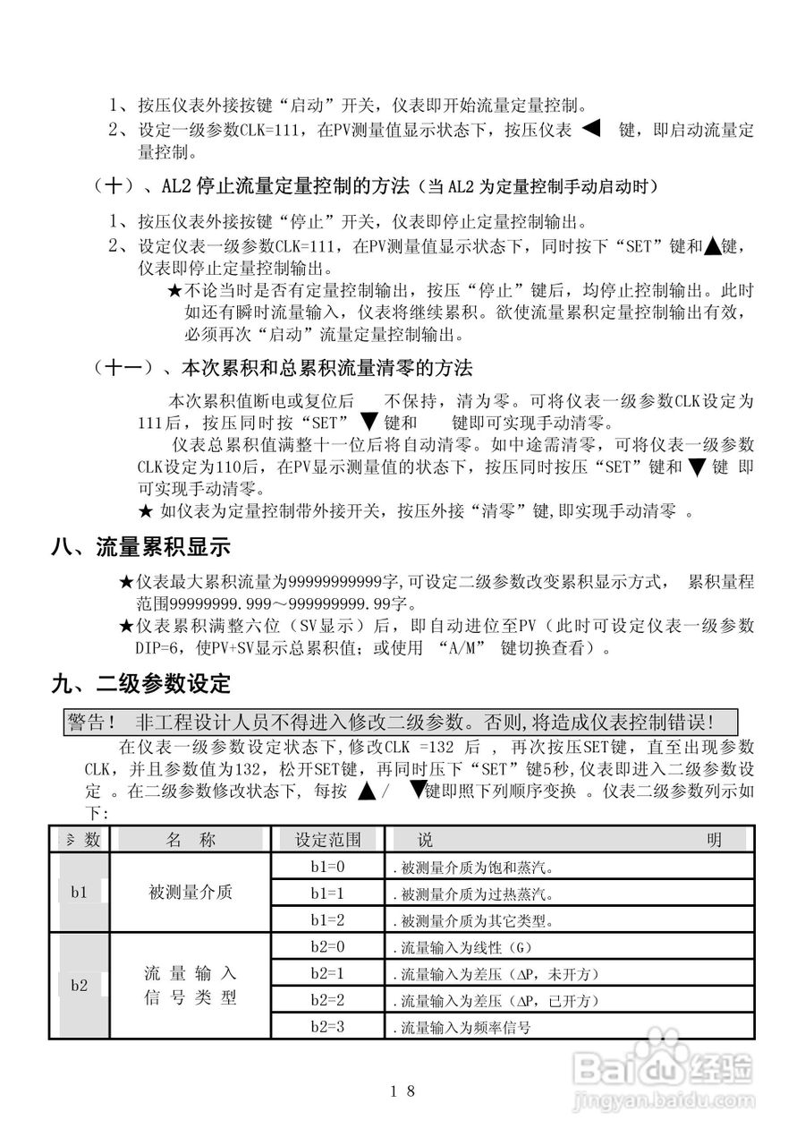 昌晖CF-LK智能流量积算控制仪说明书:[3]