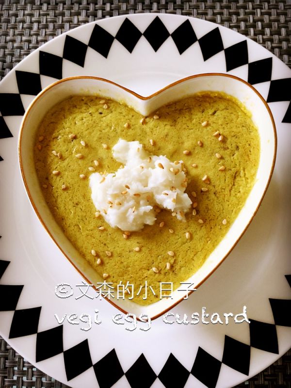 鸡蛋蔬菜鳕鱼泥