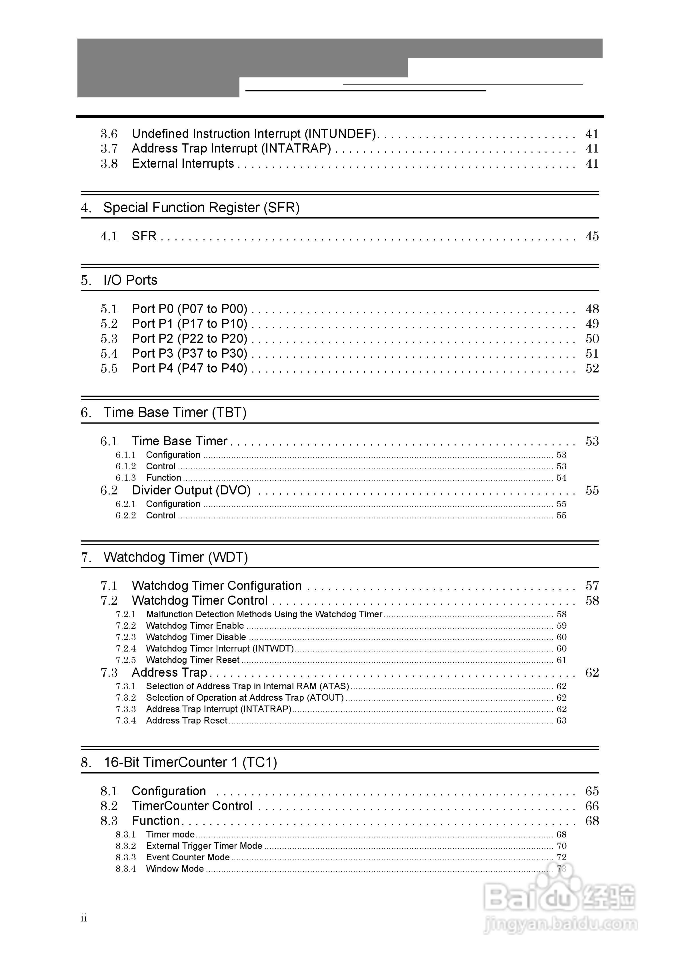 TOSHIBA TMP86PS44UG微处理器说明书:[1]