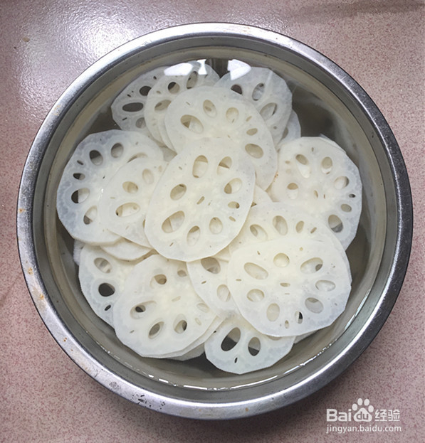凉拌酸辣藕片的制作方法