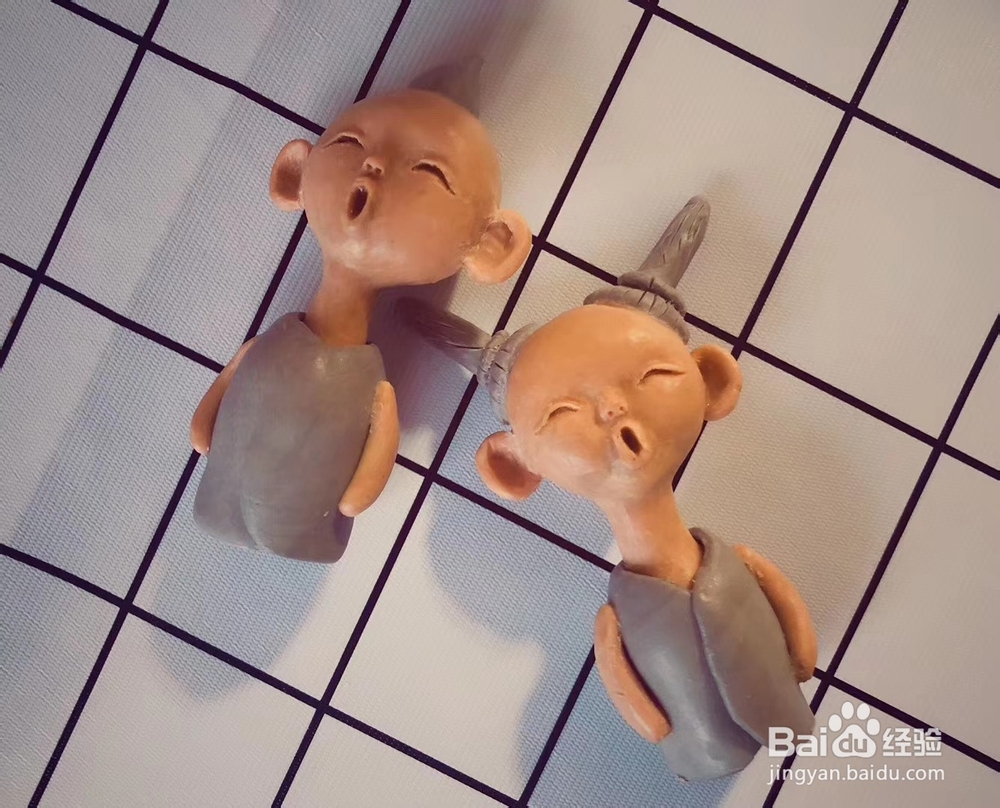 手工雕塑油泥DIY教程分享,简单制作可爱雕塑!