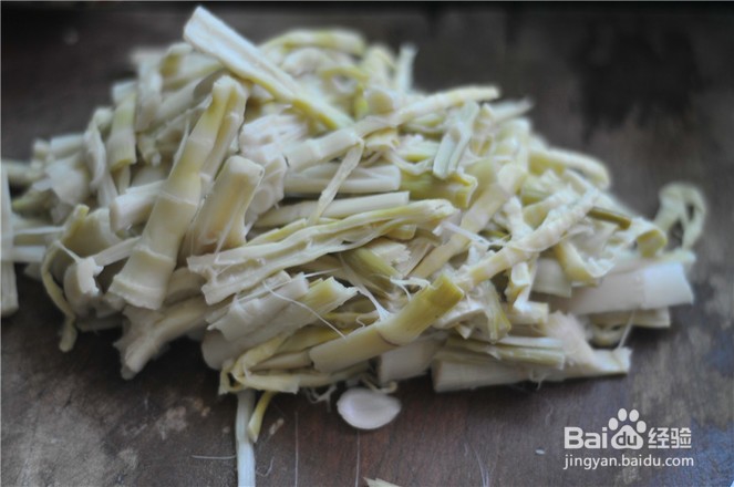 教你做笋干炒腊肉