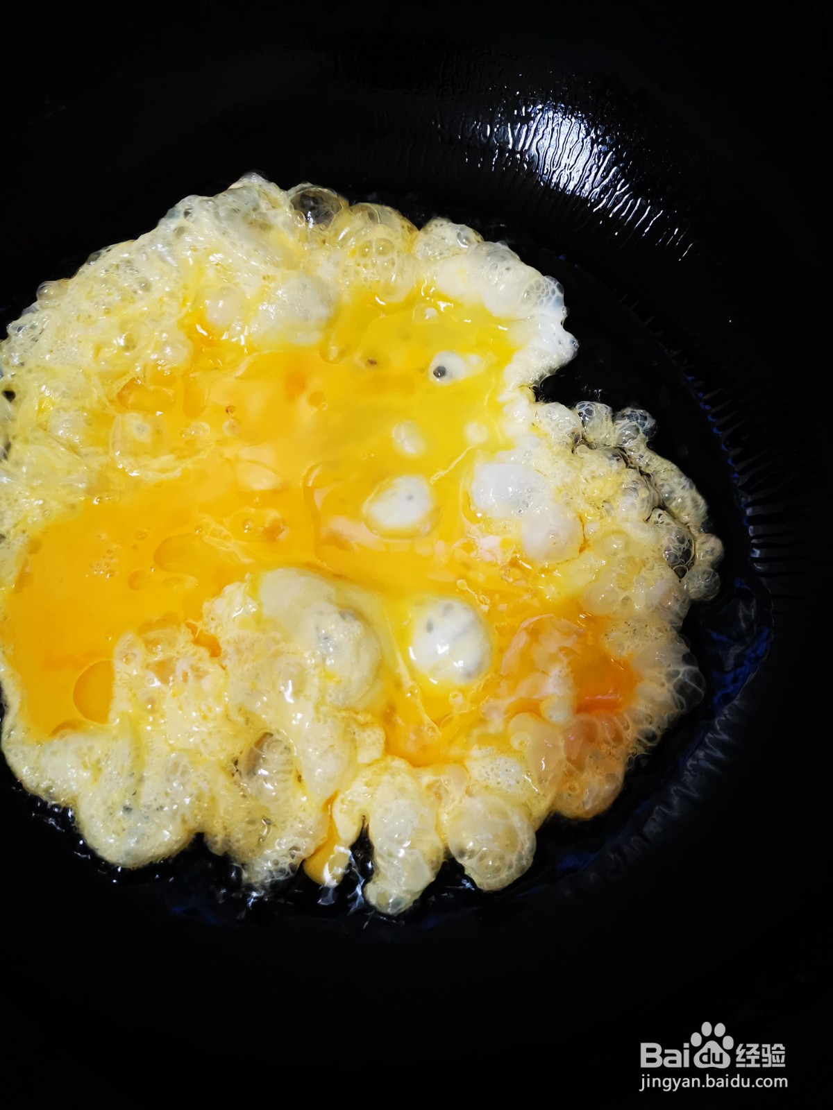 韭菜心炒鸡蛋花