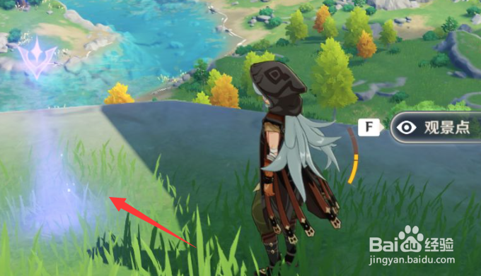 原神守护神像的湖泽观景点位置在哪