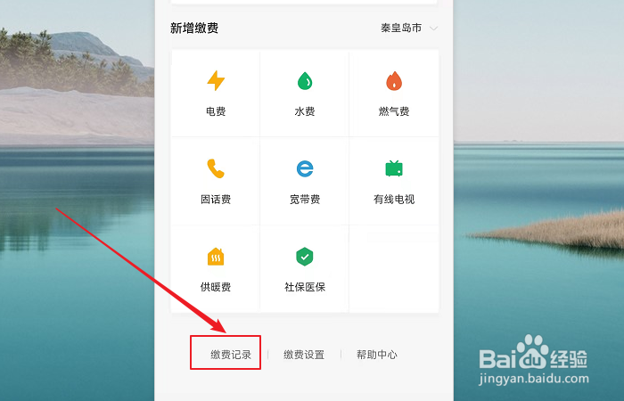 如何查看微信生活缴费缴费记录