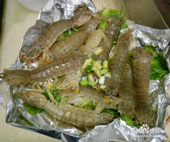 烤箱版虾蛄做法