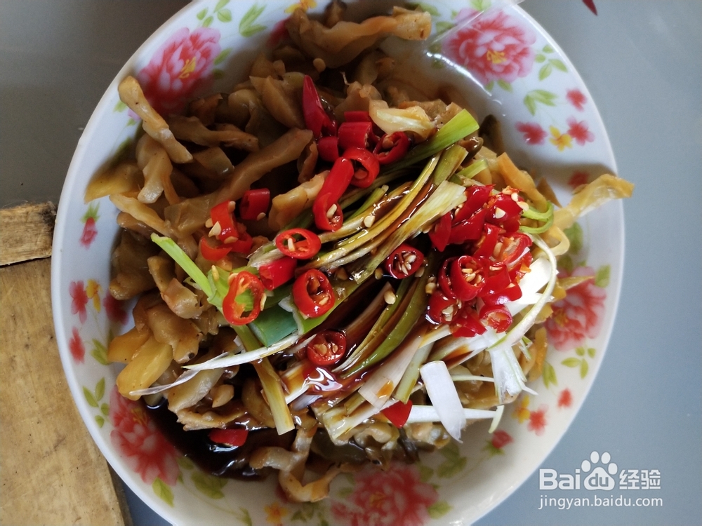 百吃不厌的葱油榨菜