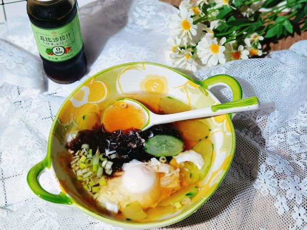 黄瓜鸡蛋紫菜汤