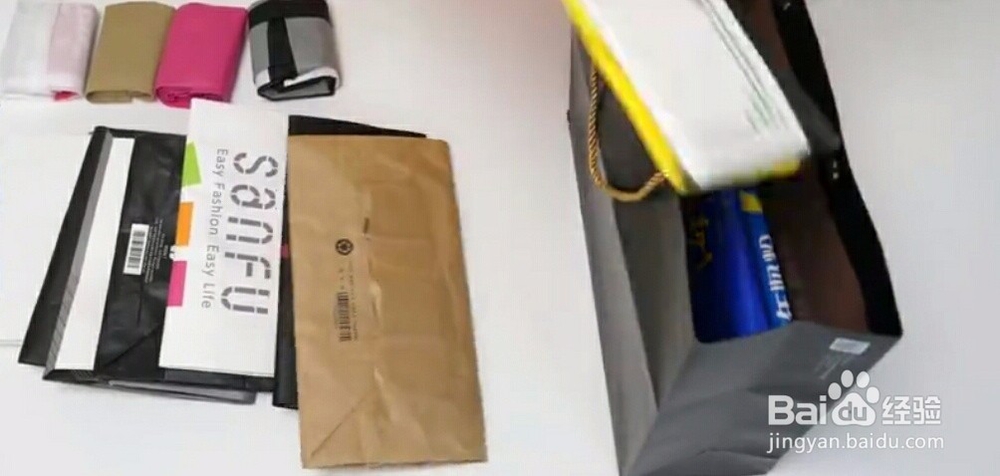 闲置礼品袋如何收纳？