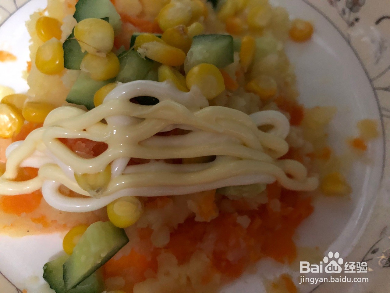 黄瓜卷土豆泥沙拉怎么做