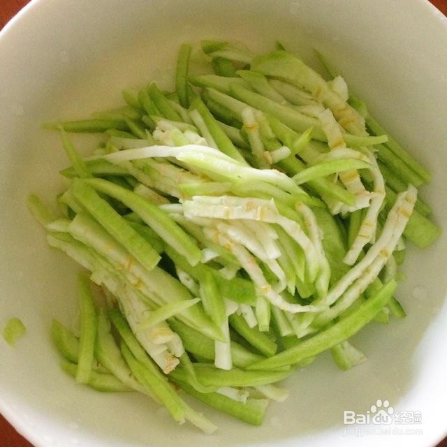 茄子丝瓜肉丝