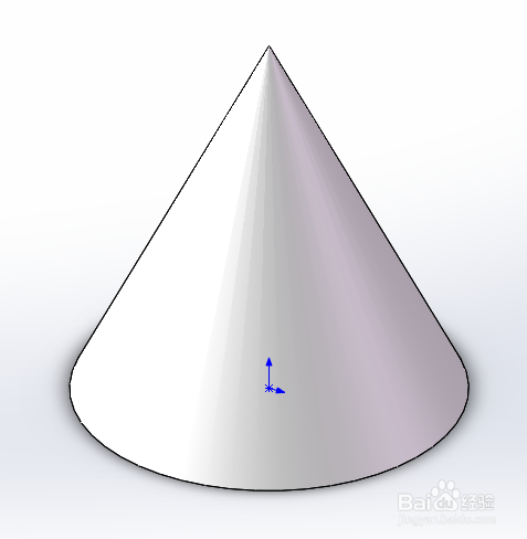 solidworks如何旋转圆锥