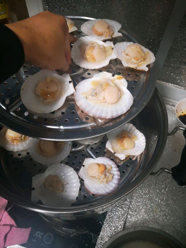 蒜蓉粉丝蒸扇贝