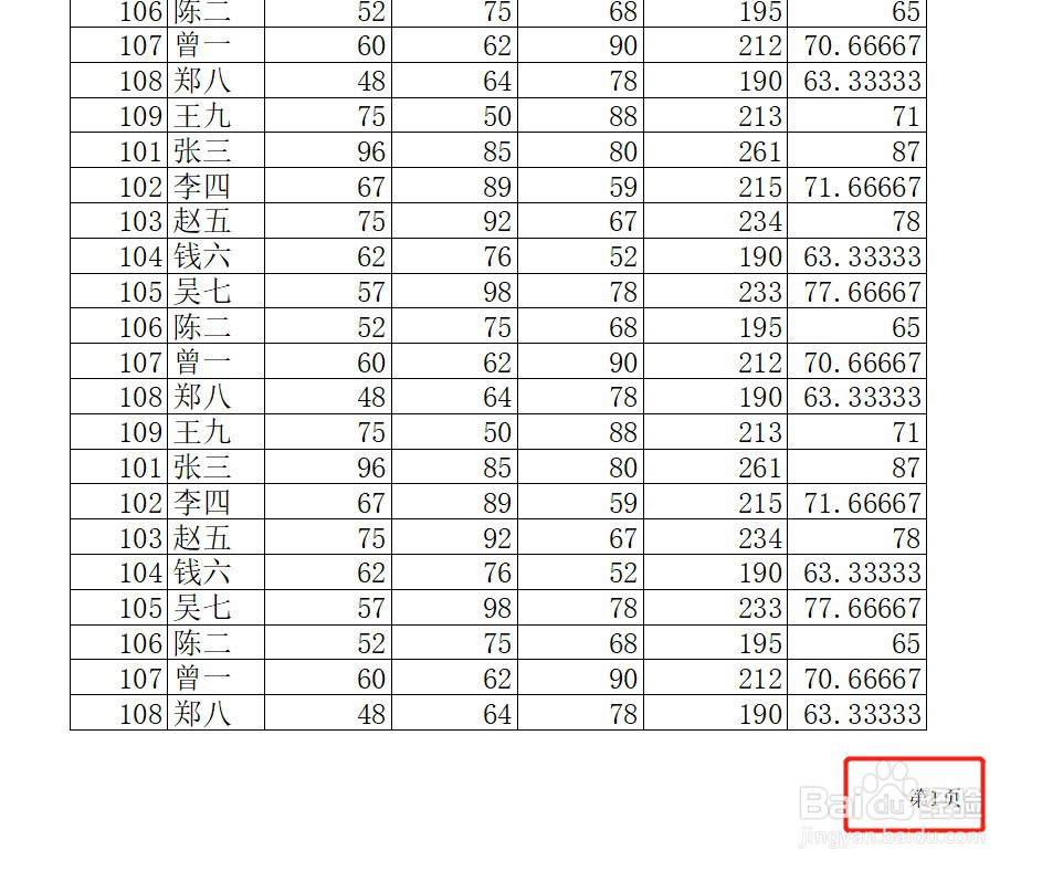 Excel表格怎么设置页脚页码显示“第几页“