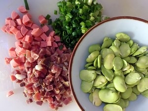 食补养生蚕豆饭的做法