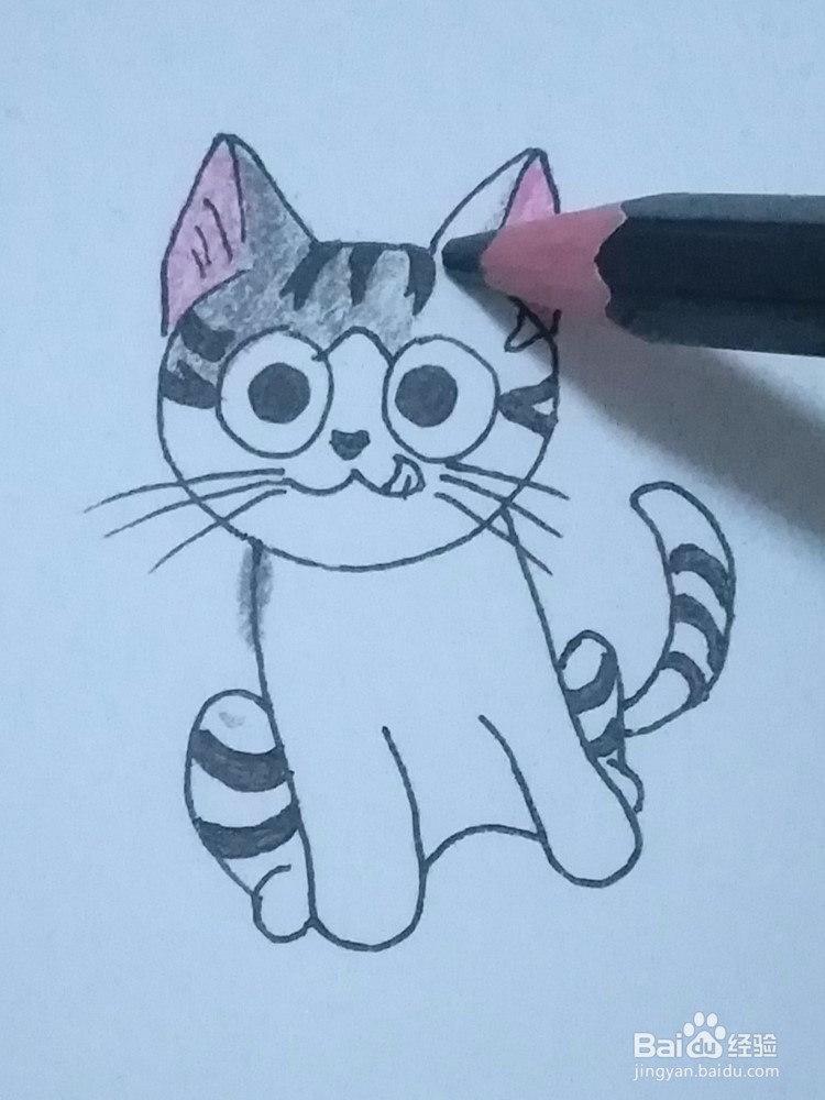 怎样画小猫比较可爱