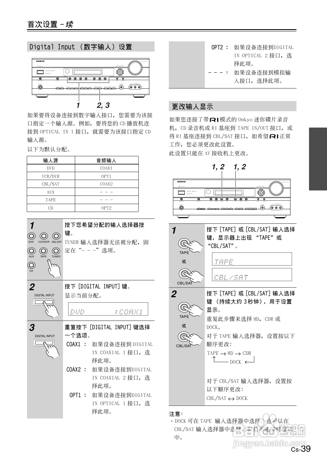 安桥AV接收机TX-SR506型使用说明书:[2]
