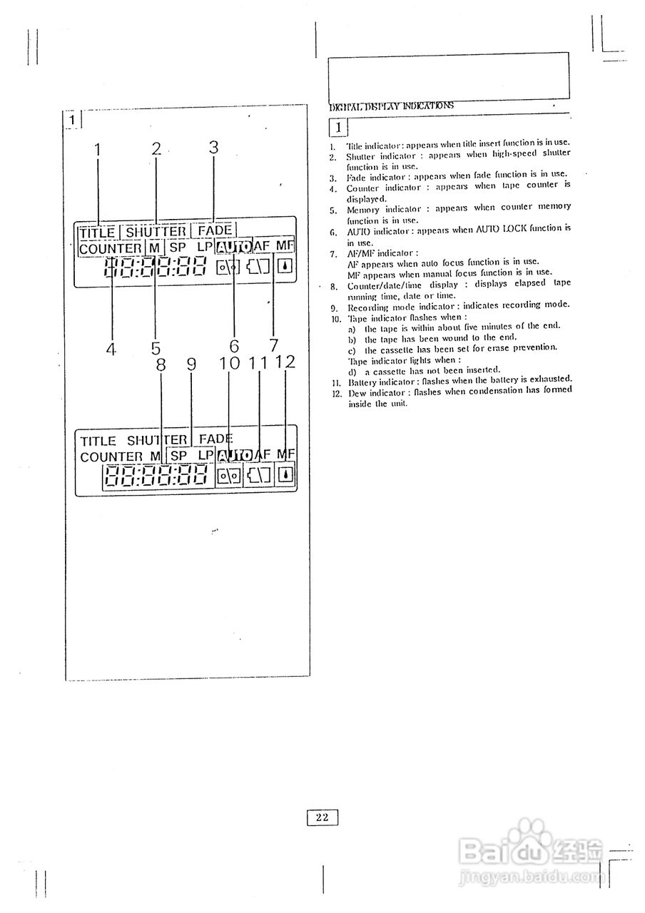 三洋VM-ES99P数码摄像机使用说明书:[5]