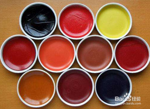 国画颜色青莲怎么调