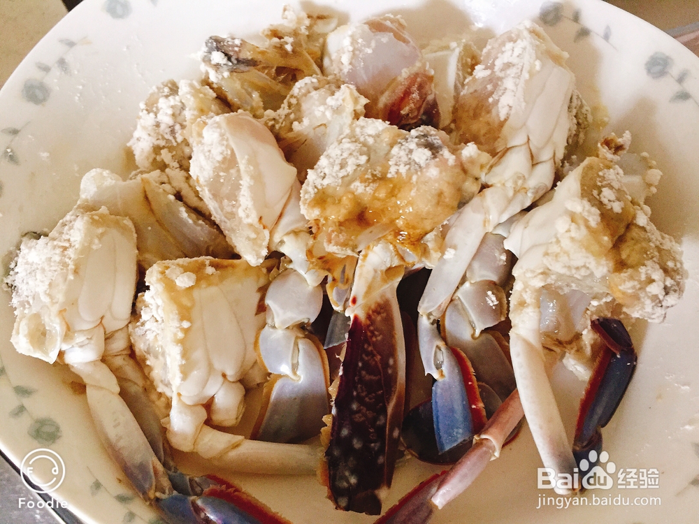 自己做梭子蟹炒年糕海鲜美食