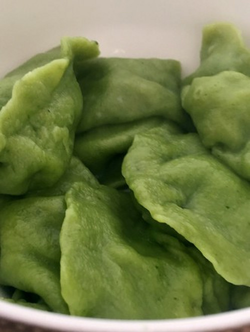 菠菜瘦肉手工水饺