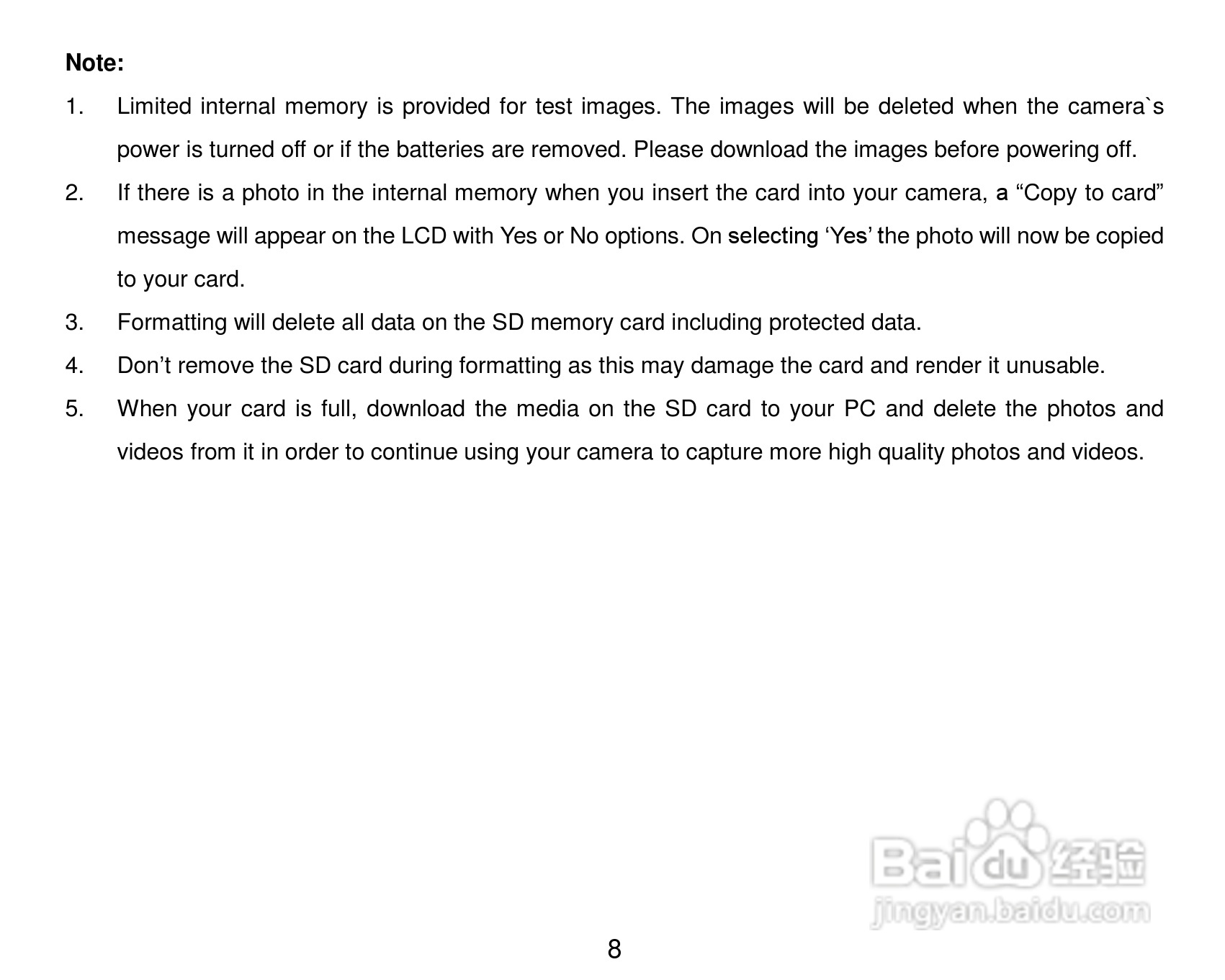 威达ViviCam VT324数码相机使用说明书:[1]