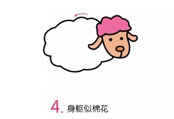 怎么画一只绵羊