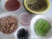 金枪鱼大虾比萨