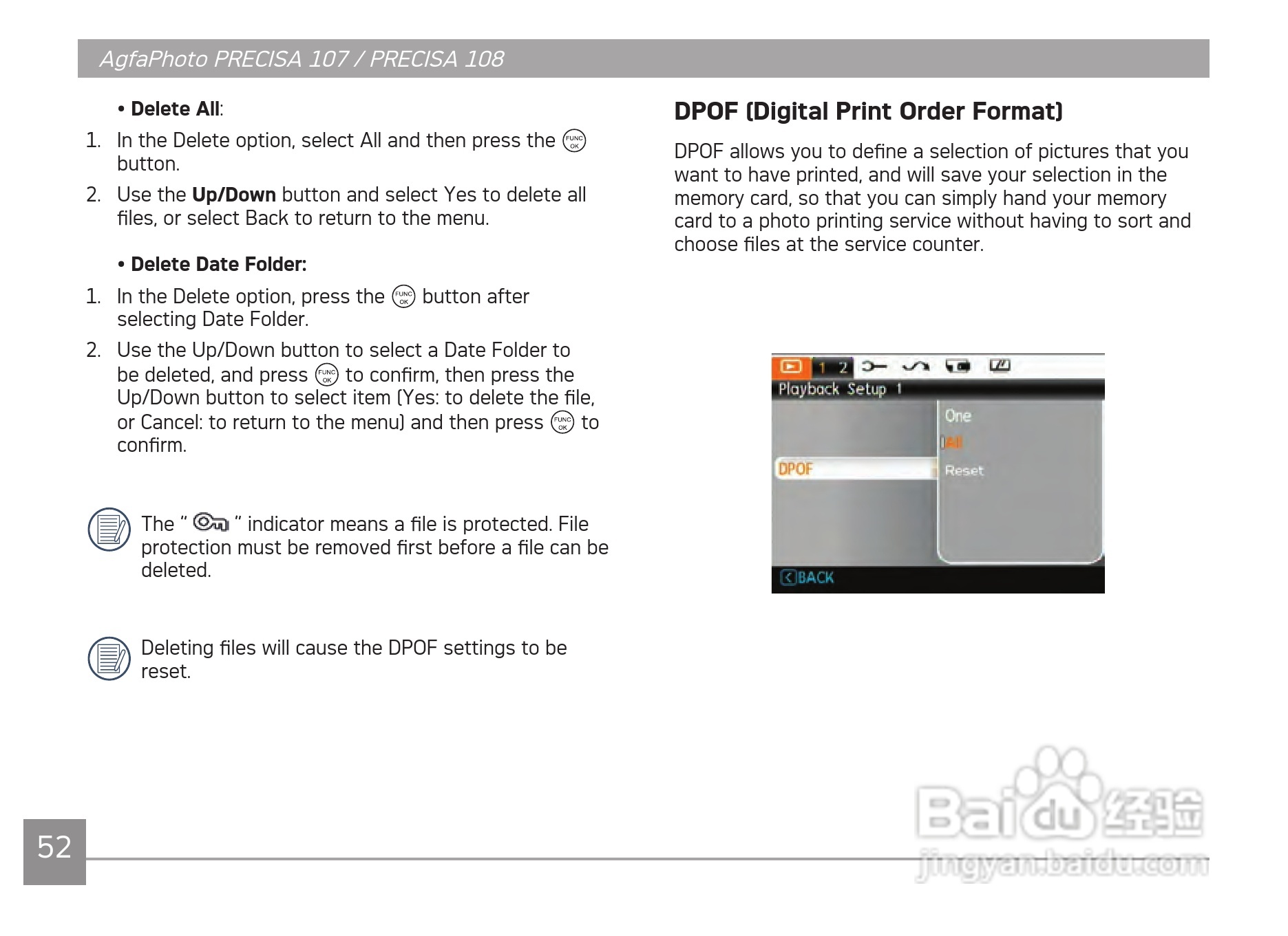爱克发AgfaPhoto PRECISA 108数码相机使用说明书:[6]
