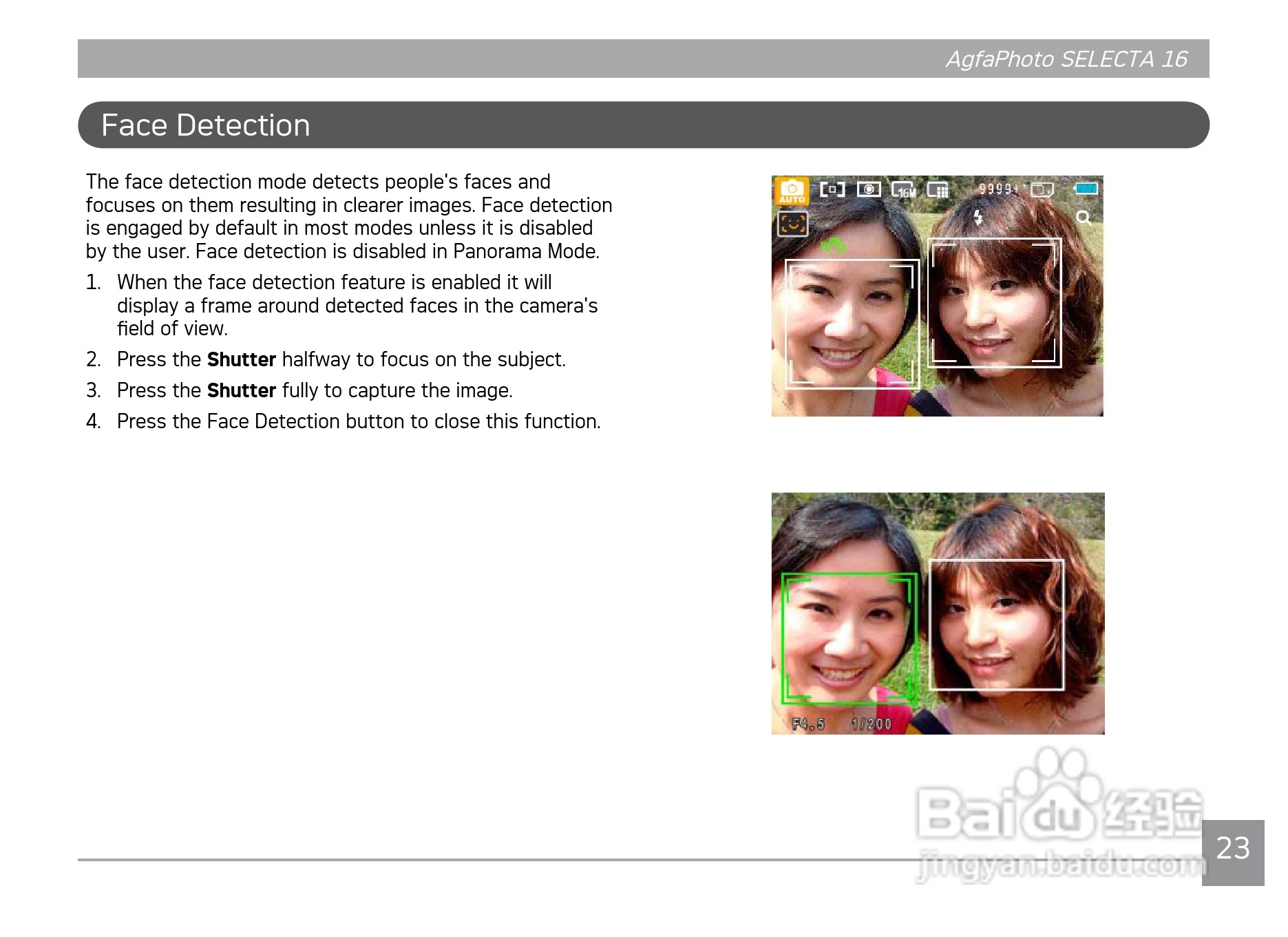 爱克发AgfaPhoto SELECTA 16数码相机使用说明书:[3]